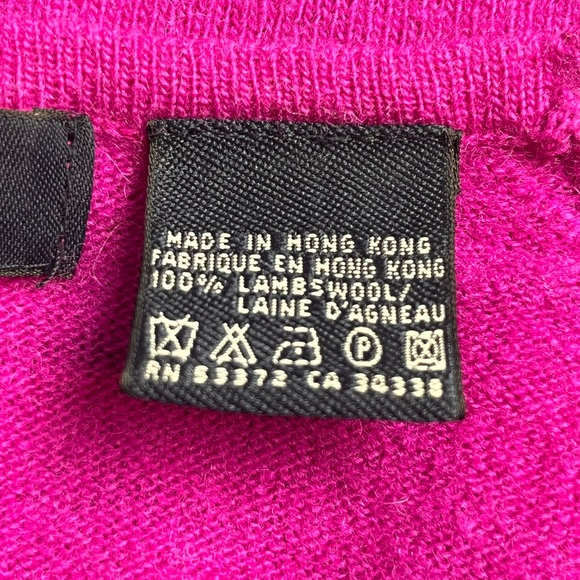 French Connection Floral Embroidered lambswool sweater size medium - Picture 8 of 9